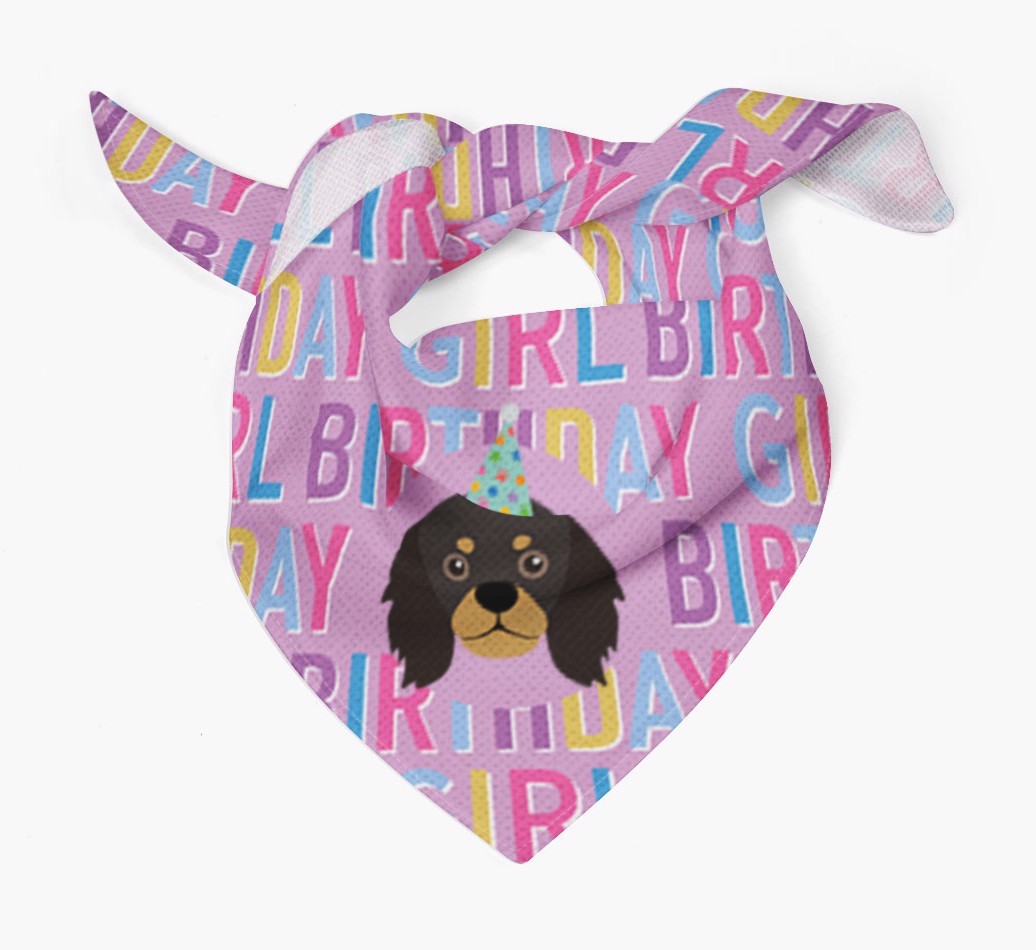 Birthday Girl: Personalized {breedFullName} Bandana