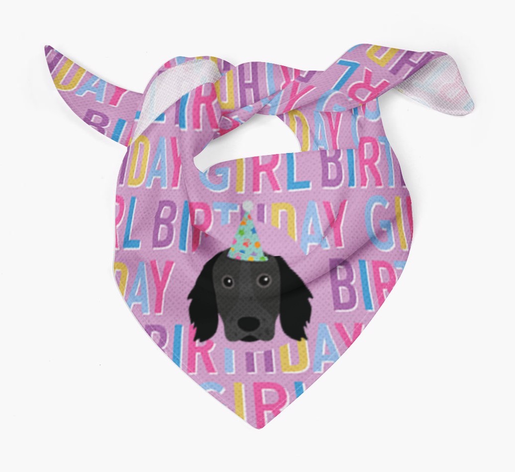 Birthday Girl: Personalized {breedFullName} Bandana