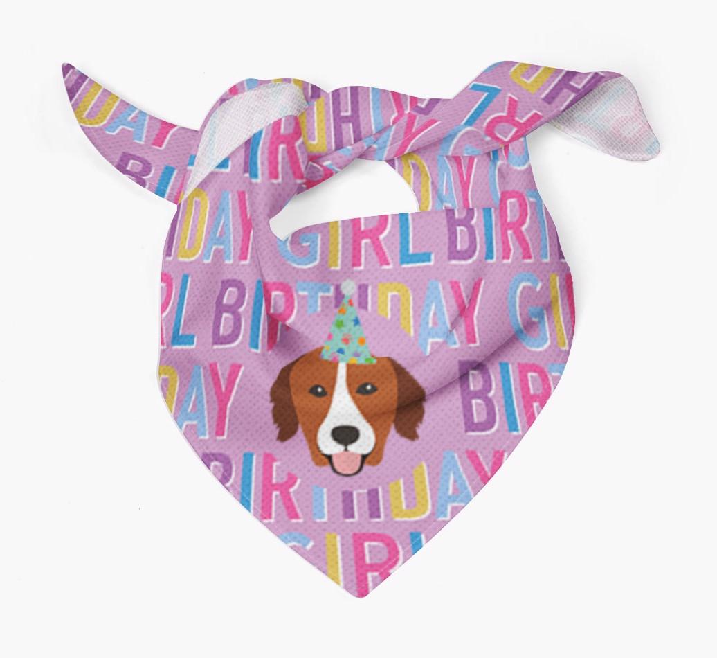 Birthday Girl: Personalized {breedFullName} Bandana
