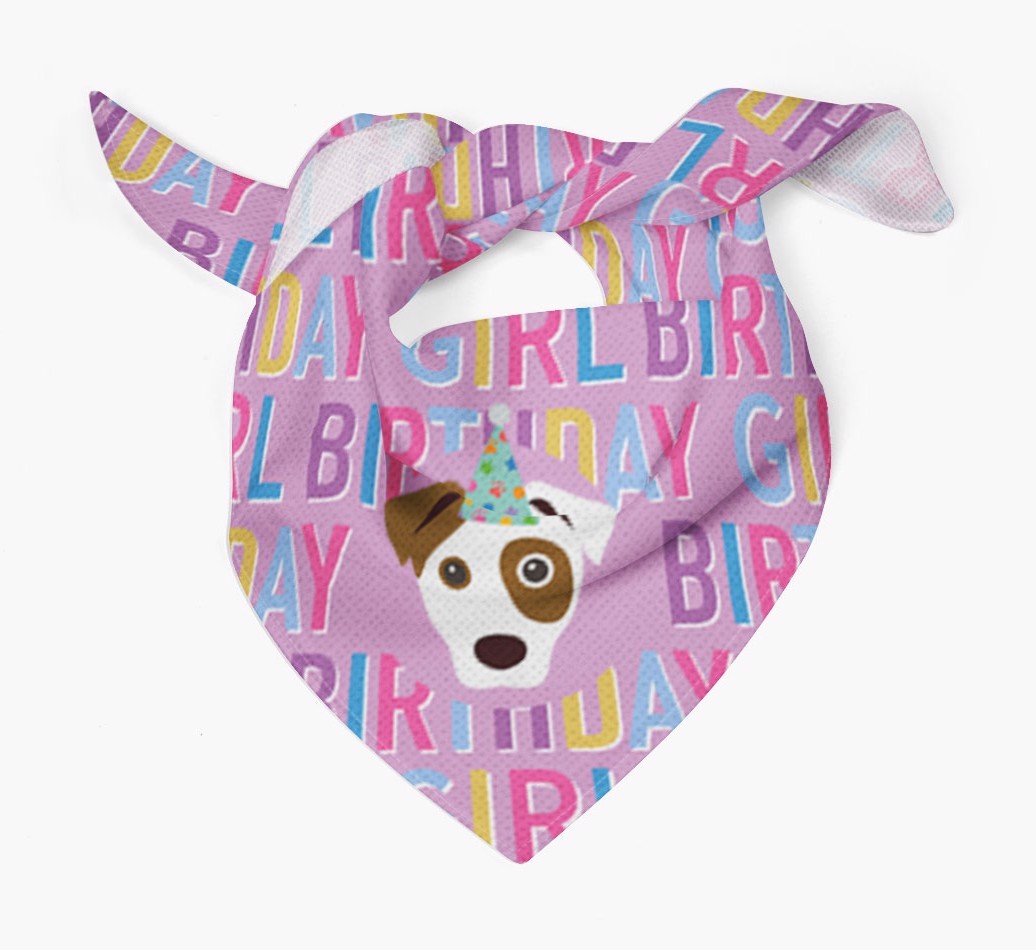 Birthday Girl: Personalized {breedFullName} Bandana