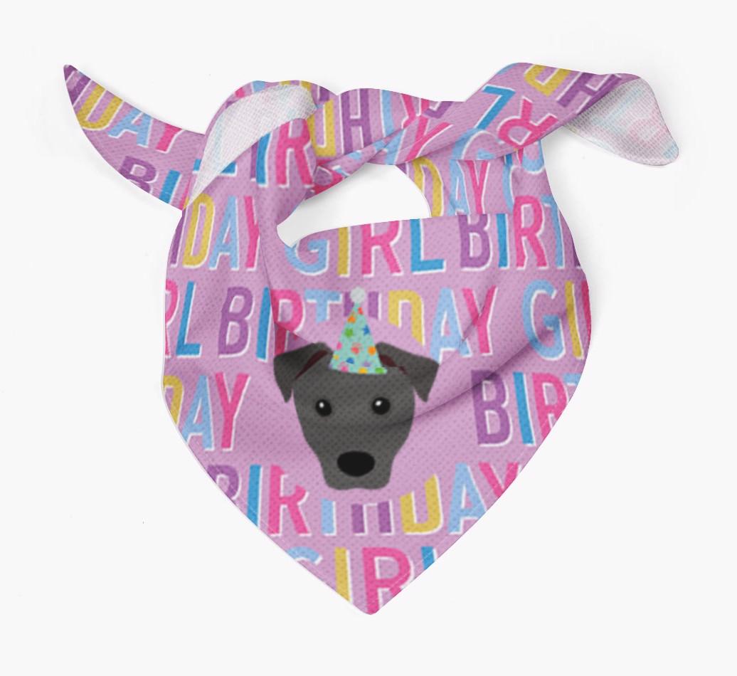 Birthday Girl: Personalized {breedFullName} Bandana