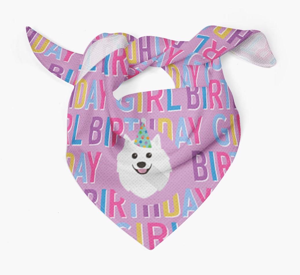 Birthday Girl: Personalized {breedFullName} Bandana