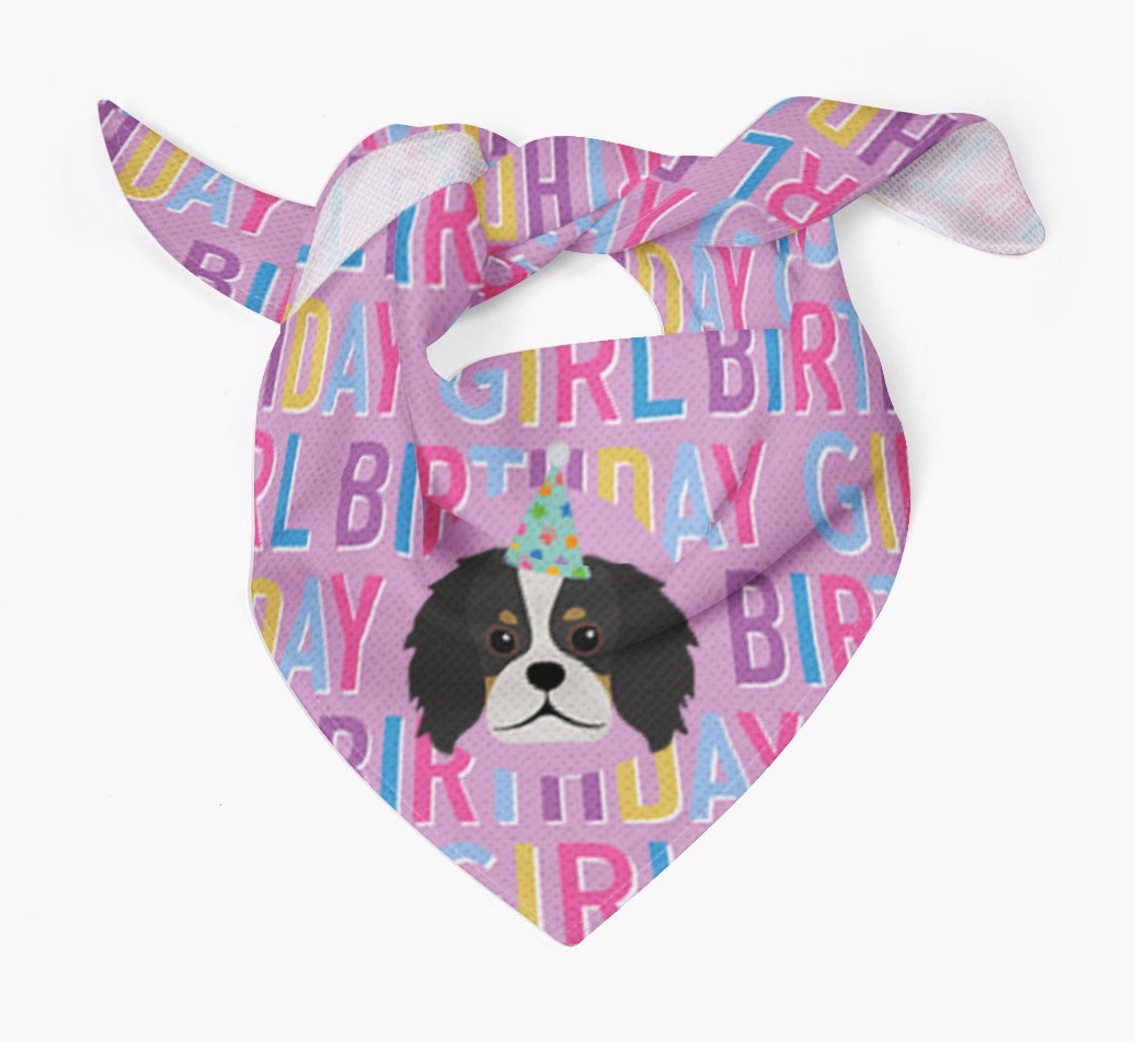 Birthday Girl: Personalized {breedFullName} Bandana
