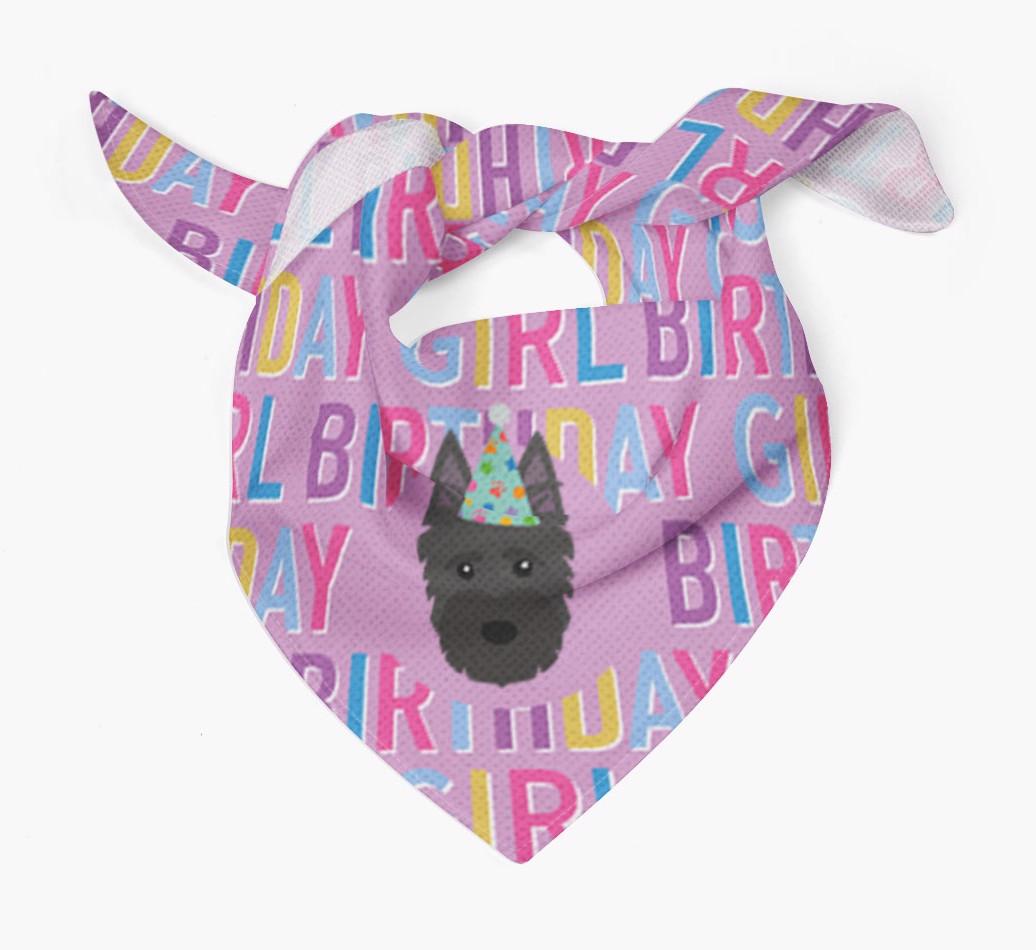 Birthday Girl: Personalized {breedFullName} Bandana