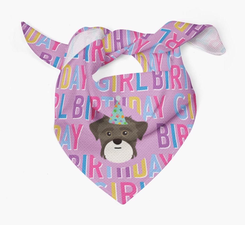 Birthday Girl: Personalized {breedFullName} Bandana