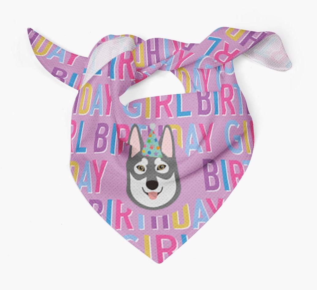 Birthday Girl: Personalized {breedFullName} Bandana
