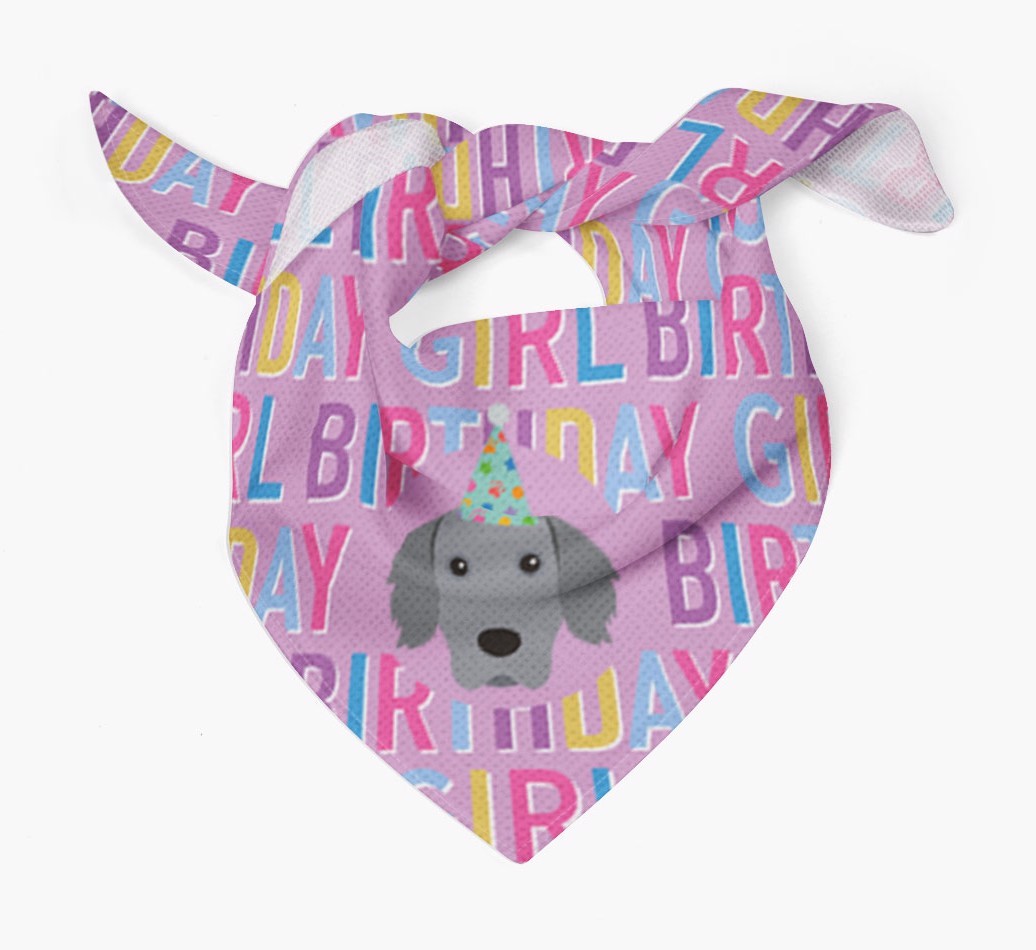 Birthday Girl: Personalized {breedFullName} Bandana
