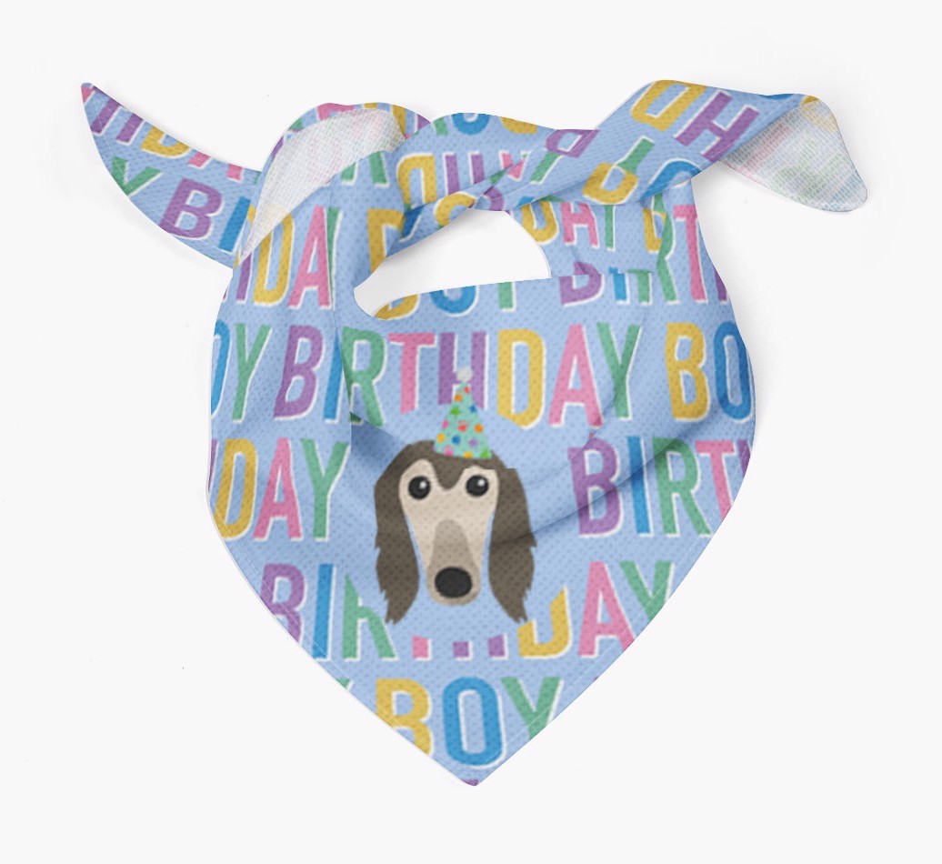 Birthday Boy: Personalised {breedFullName} Bandana