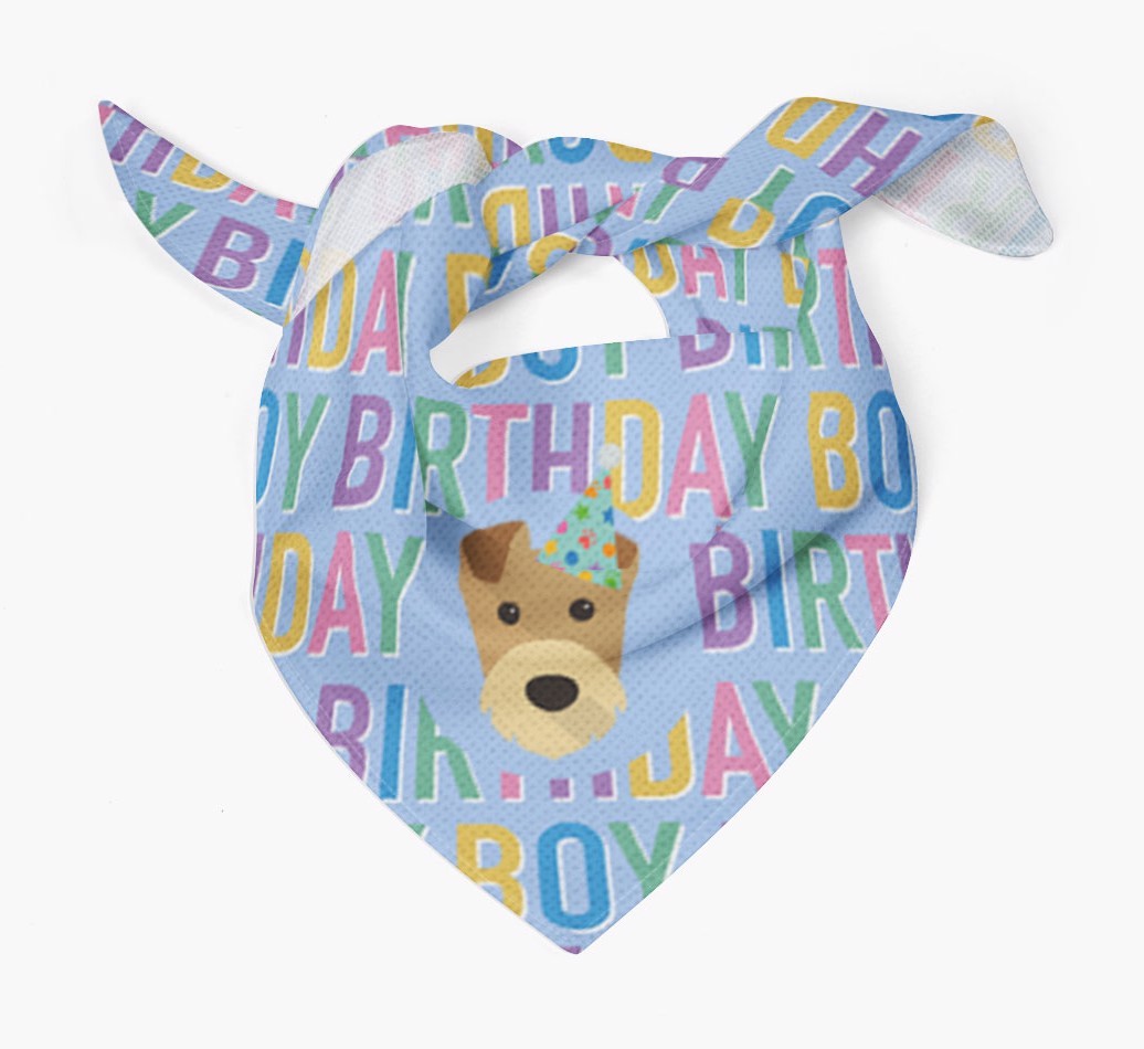 Birthday Boy: Personalised {breedFullName} Bandana
