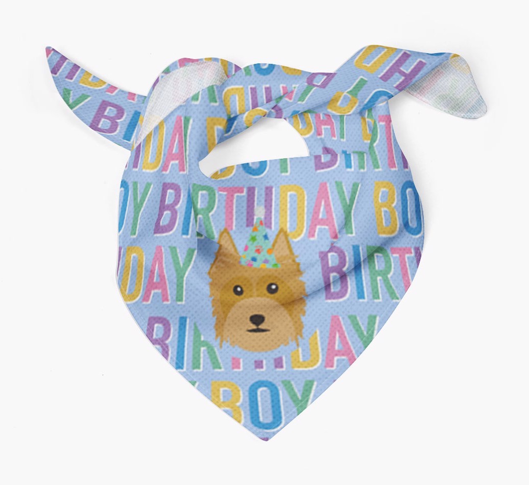 Birthday Boy: Personalised {breedFullName} Bandana