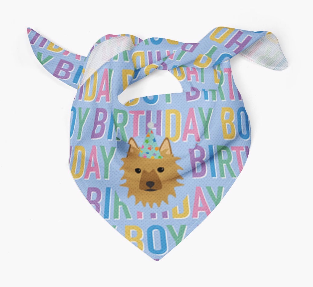 Birthday Boy: Personalised {breedFullName} Bandana