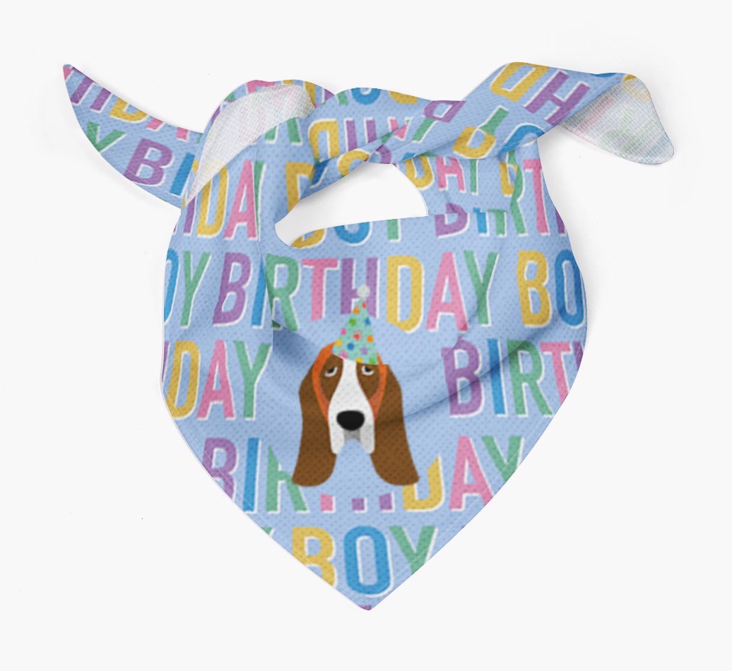 Birthday Boy: Personalised {breedFullName} Bandana