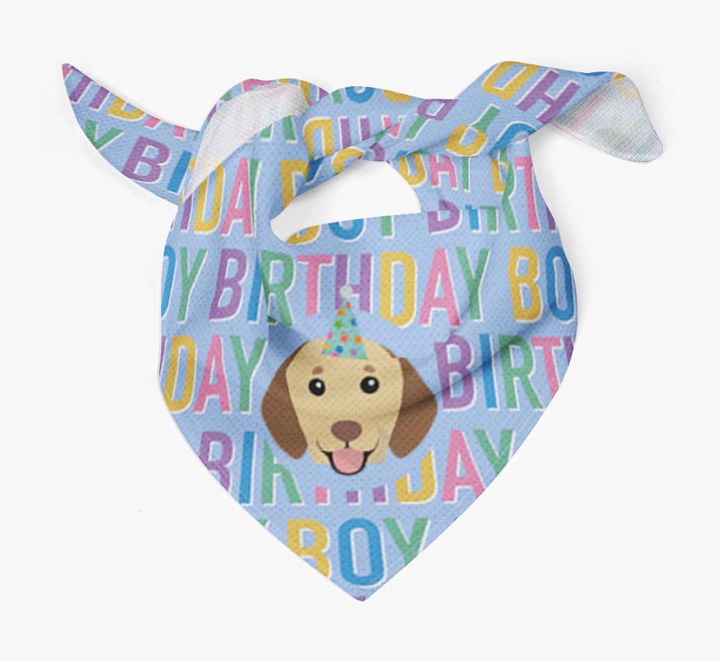 Birthday Boy: Personalized {breedFullName} Bandana