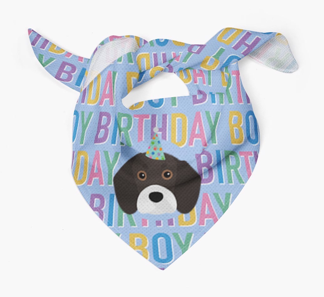 Birthday Boy: Personalised {breedFullName} Bandana