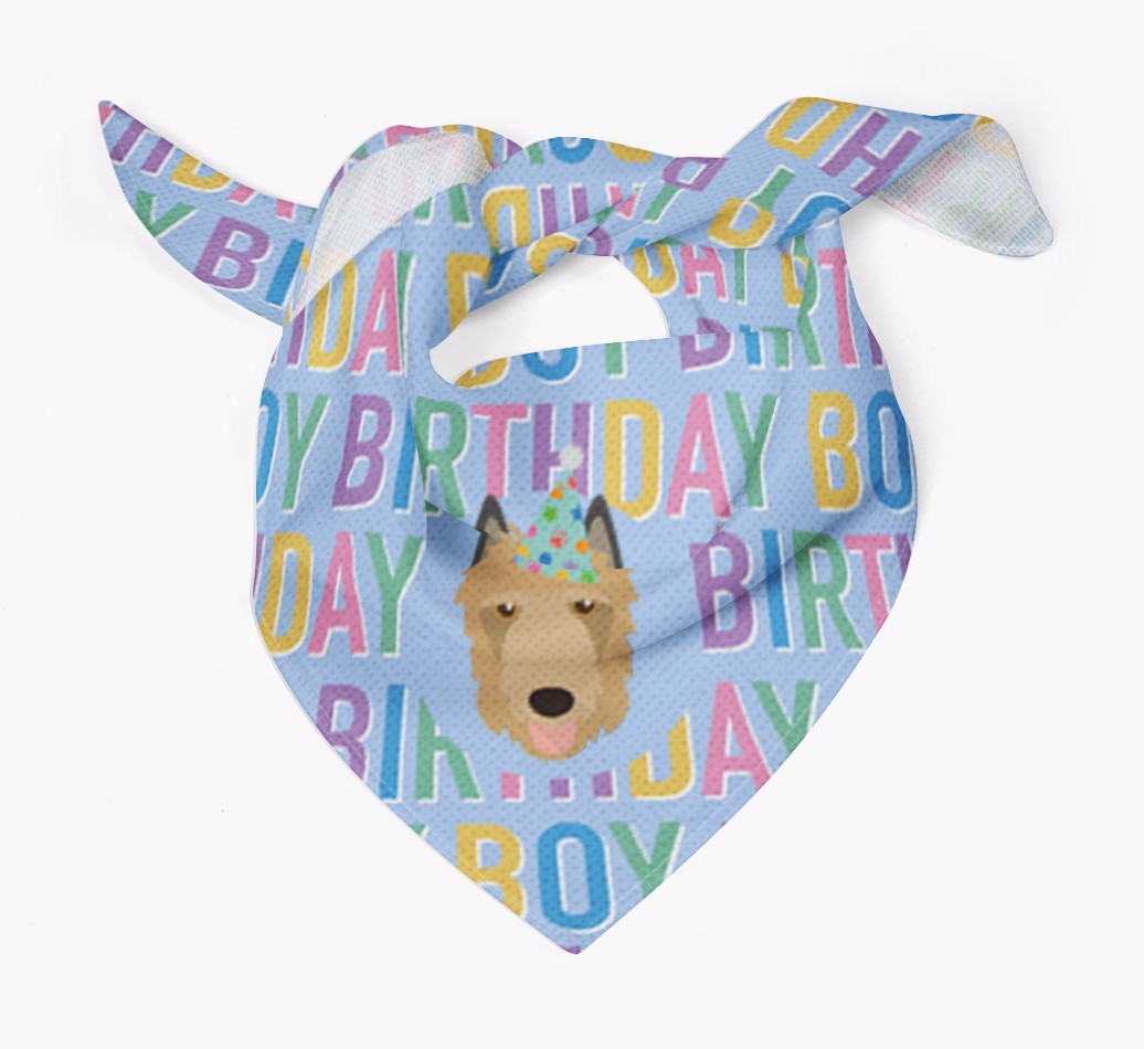 Birthday Boy: Personalised {breedFullName} Bandana