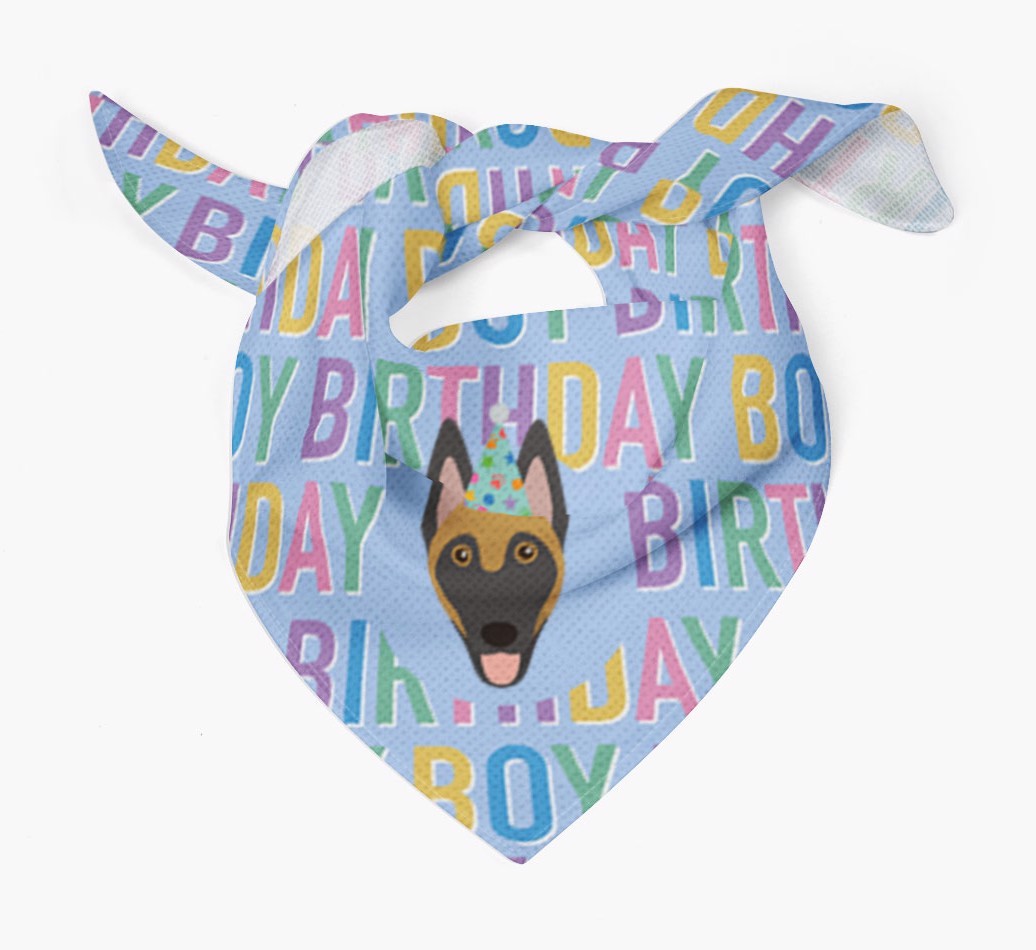 Birthday Boy: Personalised {breedFullName} Bandana