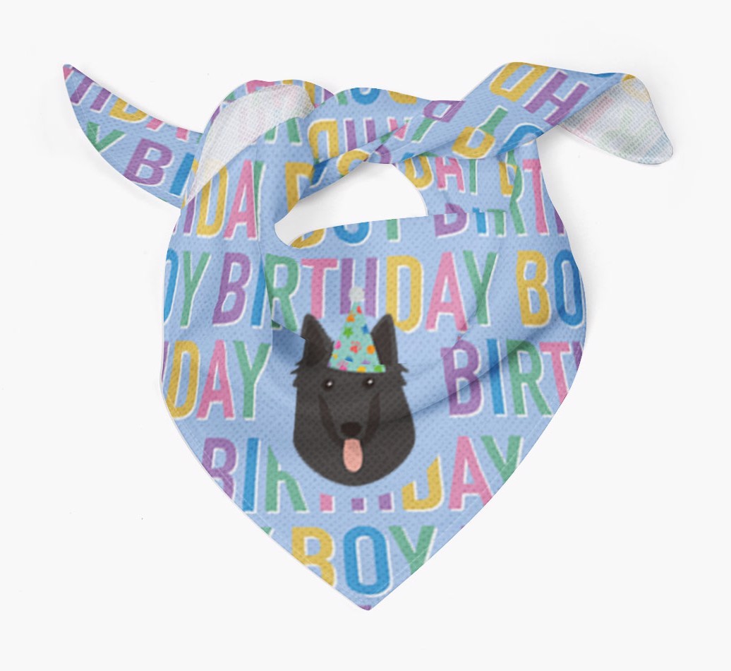 Birthday Boy: Personalised {breedFullName} Bandana