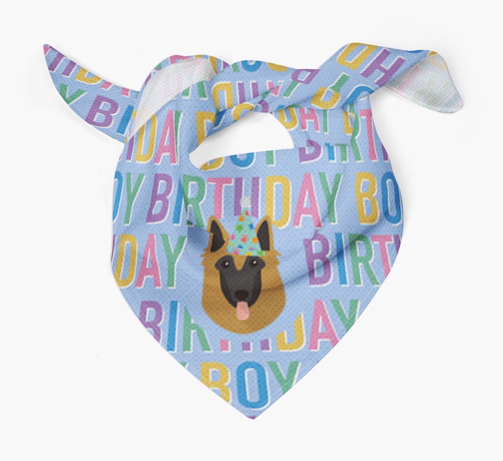 Birthday Boy: Personalised {breedFullName} Bandana