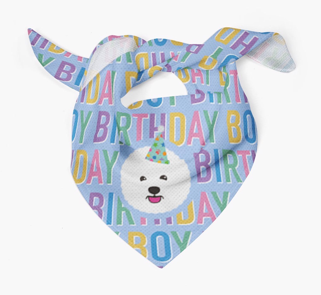Birthday Boy: Personalised {breedFullName} Bandana