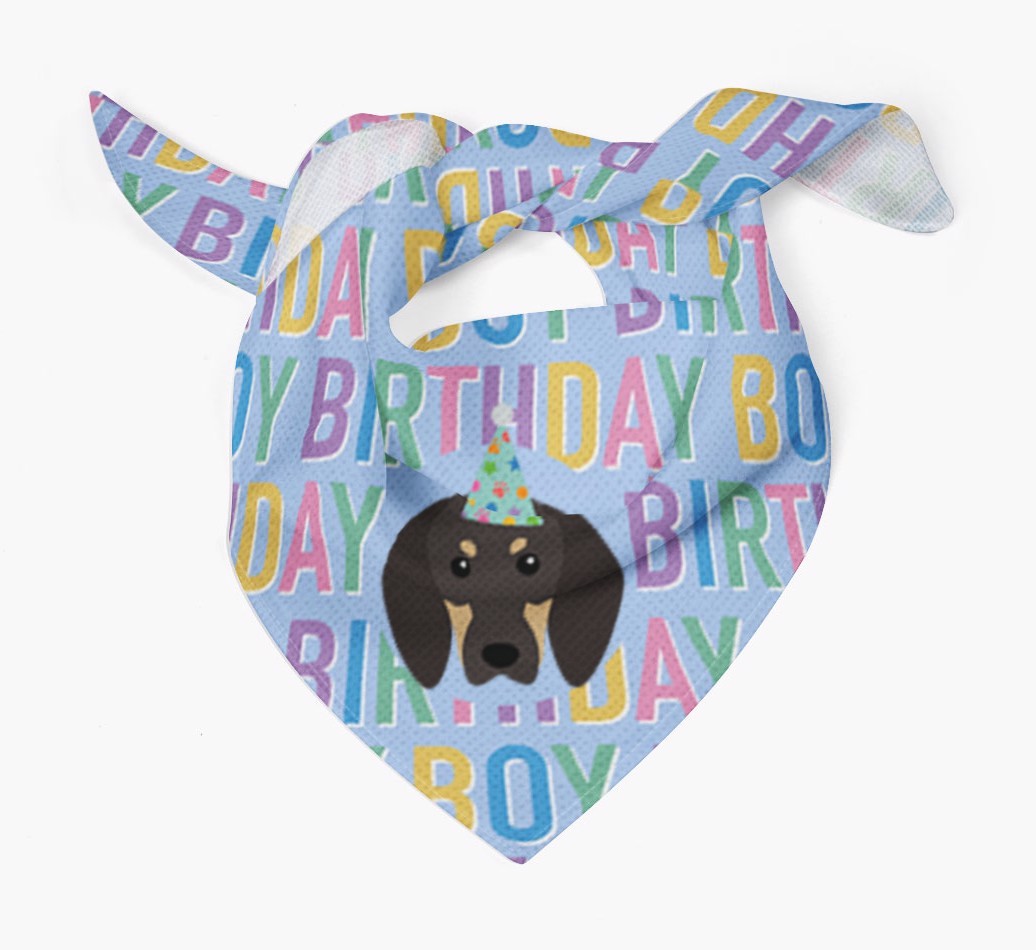 Birthday Boy: Personalised {breedFullName} Bandana