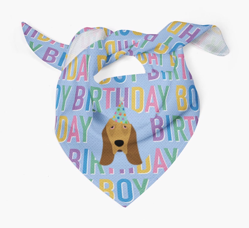 Birthday Boy: Personalised {breedFullName} Bandana