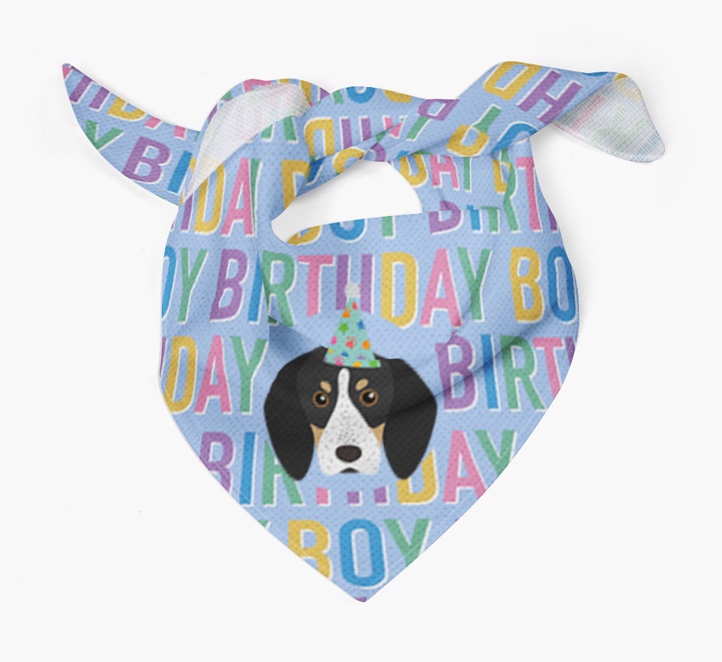 Birthday Boy: Personalised {breedFullName} Bandana