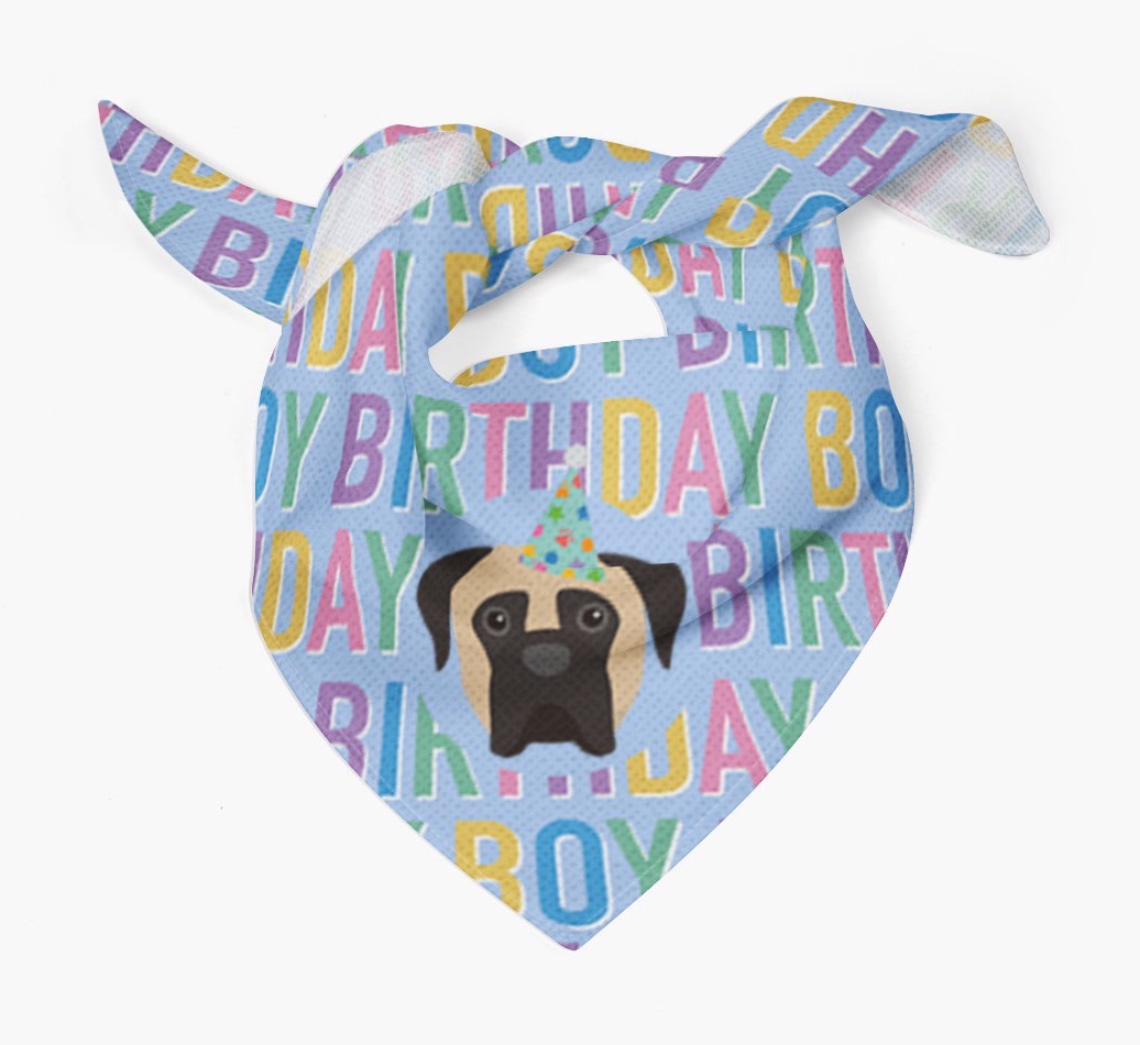 Birthday Boy: Personalised {breedFullName} Bandana