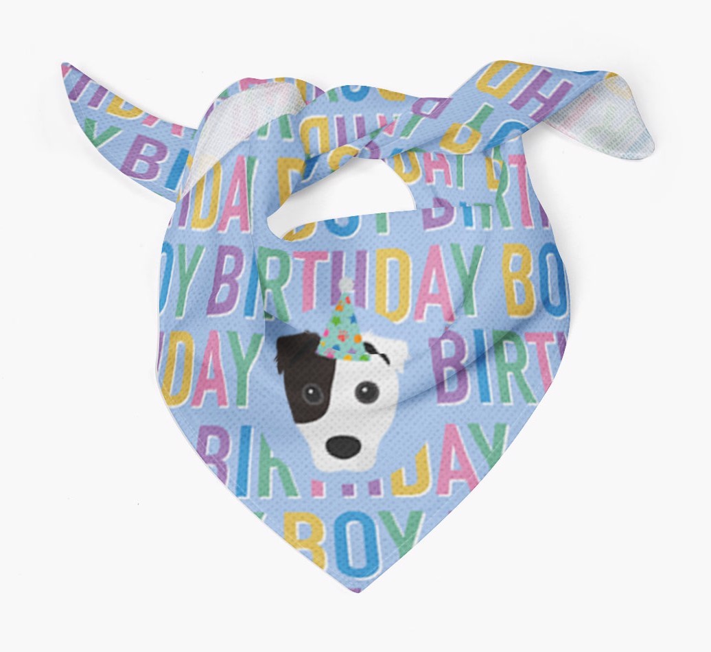 Birthday Boy: Personalised {breedFullName} Bandana