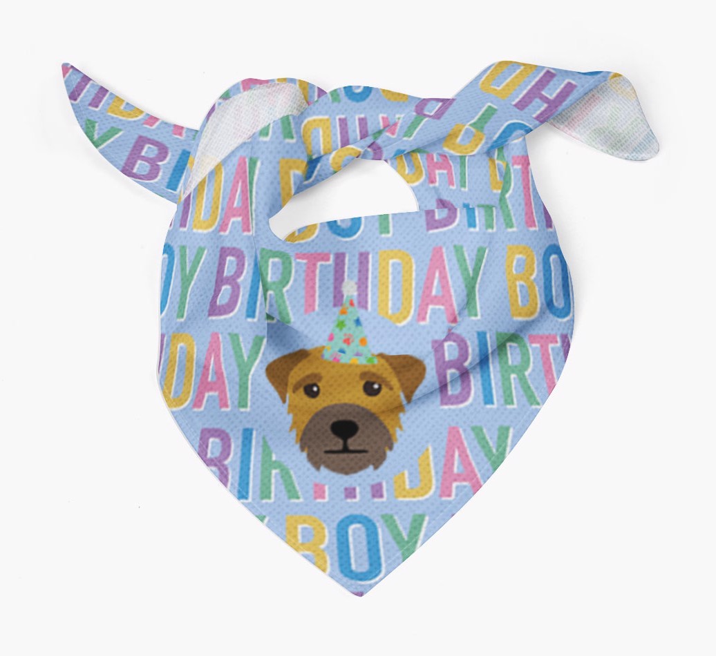 Birthday Boy: Personalised {breedFullName} Bandana