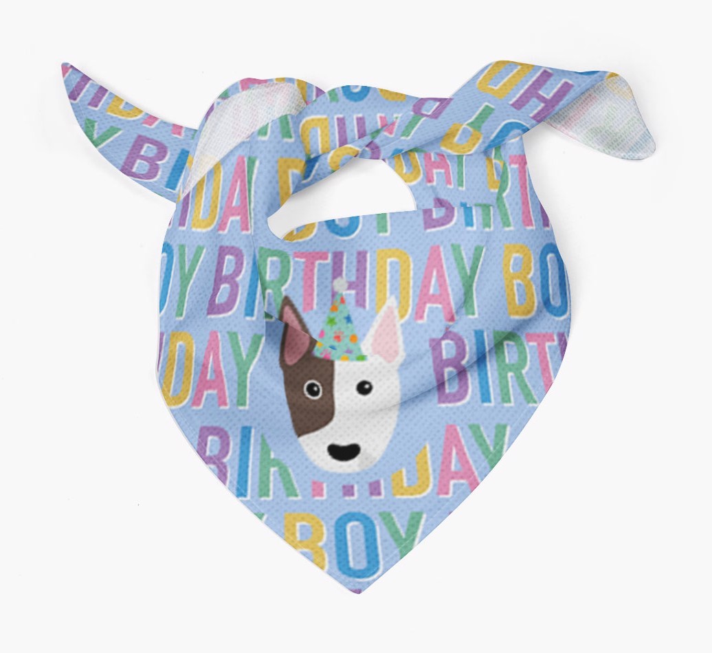 Birthday Boy: Personalised {breedFullName} Bandana