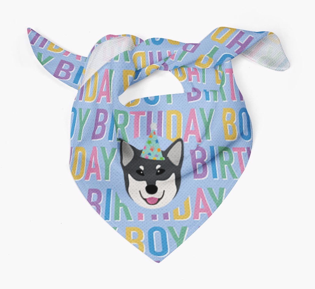 Birthday Boy: Personalised {breedFullName} Bandana