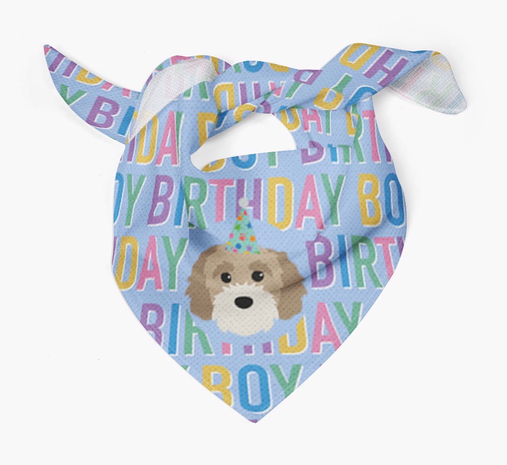 Birthday Boy: Personalised {breedFullName} Bandana