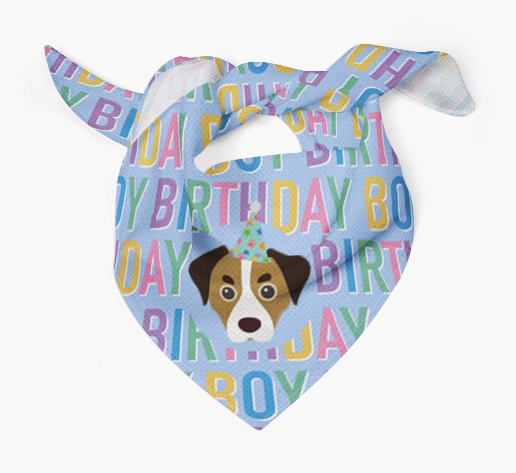 Birthday Boy: Personalised {breedFullName} Bandana