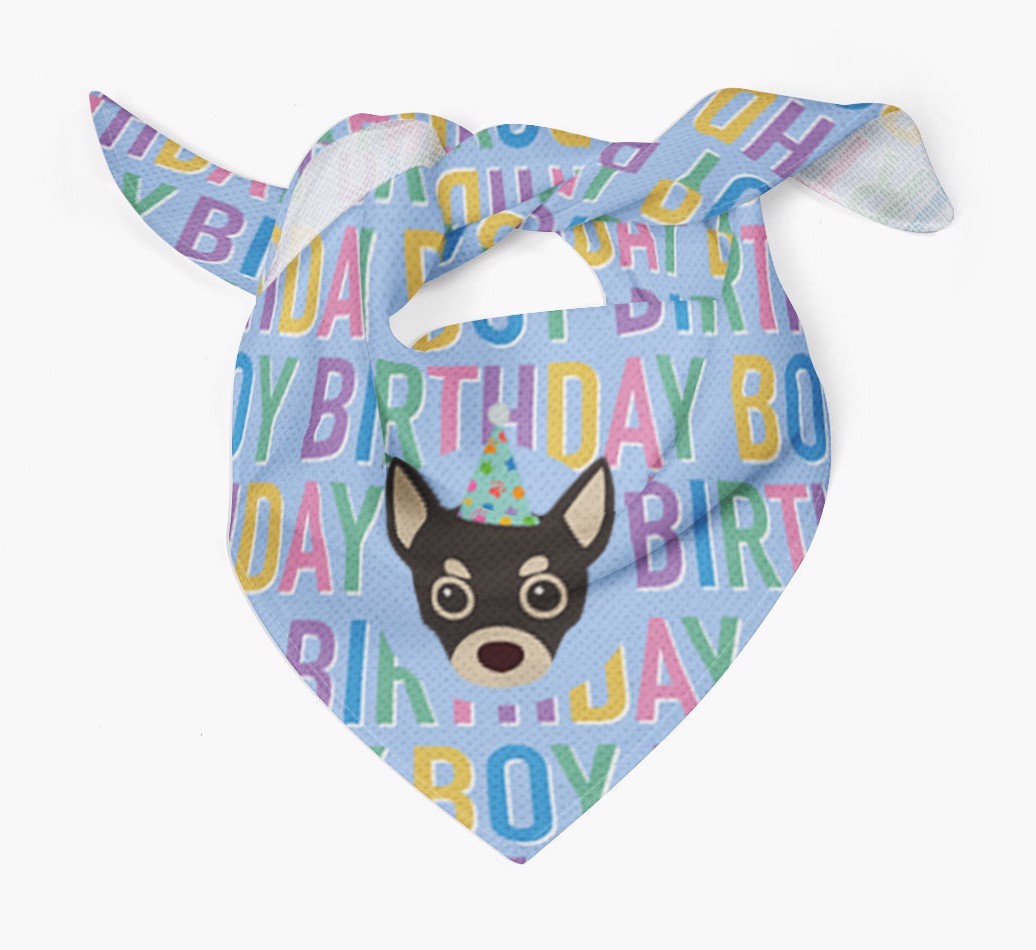 Birthday Boy: Personalised {breedFullName} Bandana