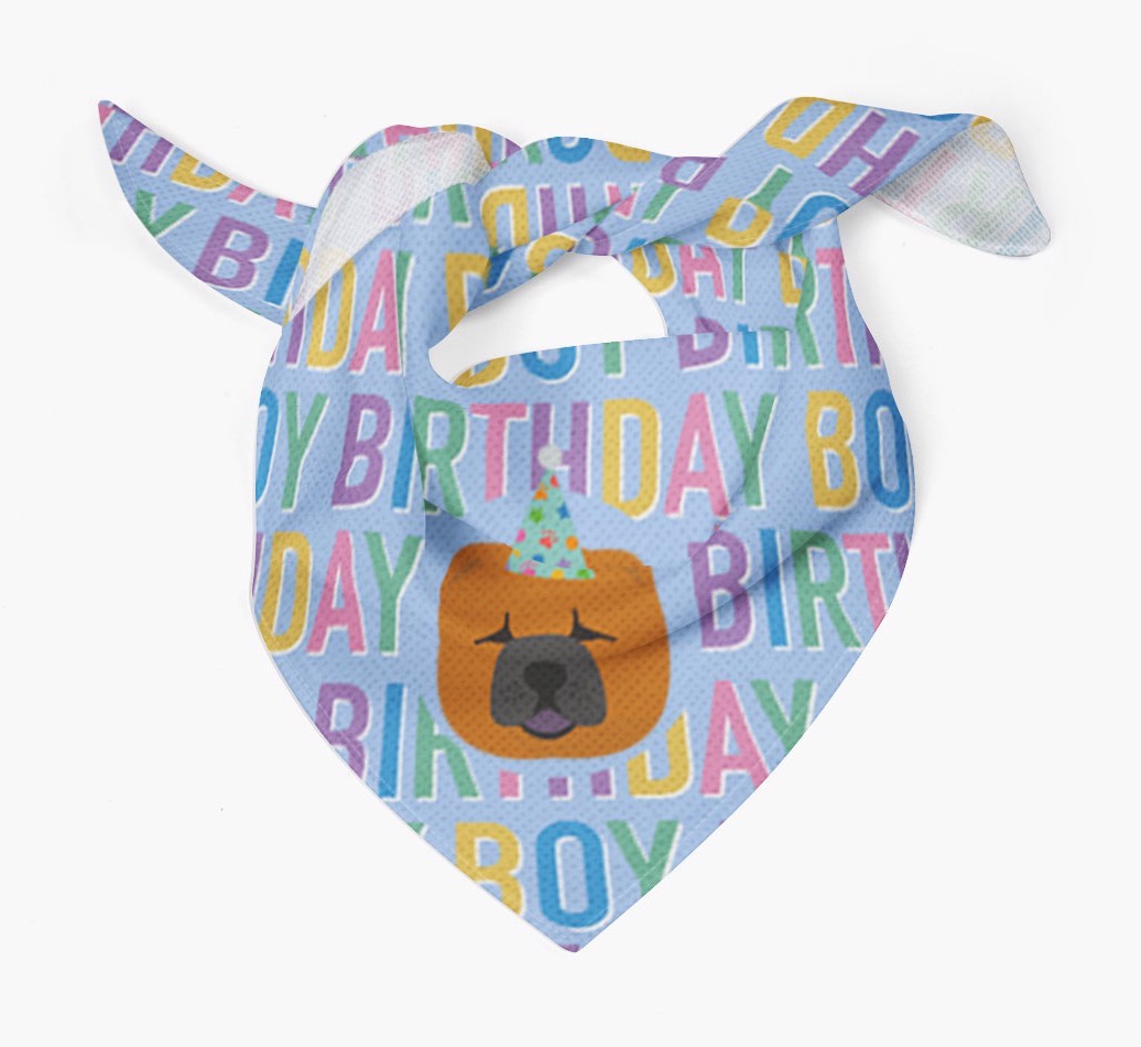 Birthday Boy: Personalised {breedFullName} Bandana
