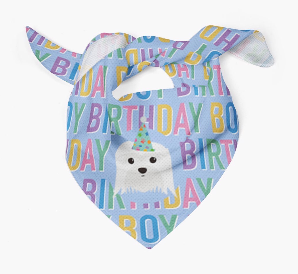 Birthday Boy: Personalised {breedFullName} Bandana
