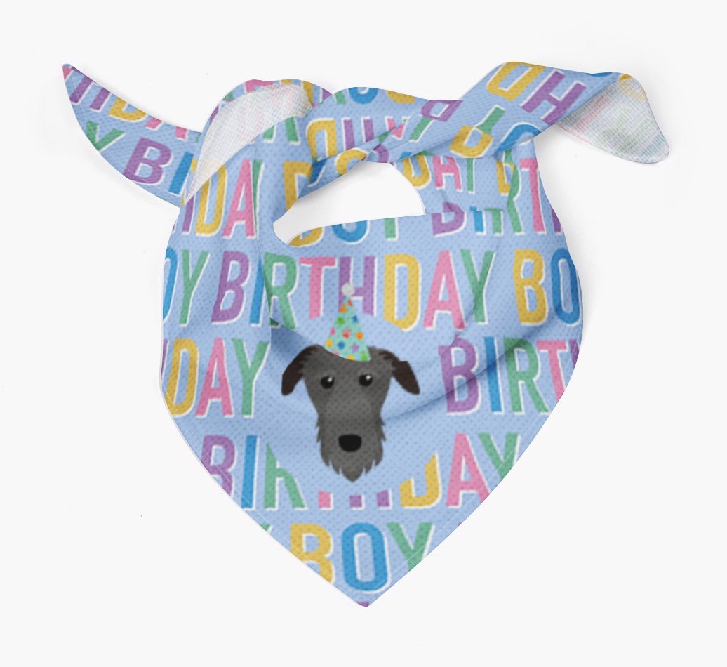 Birthday Boy: Personalised {breedFullName} Bandana