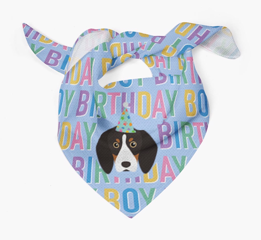 Birthday Boy: Personalised {breedFullName} Bandana