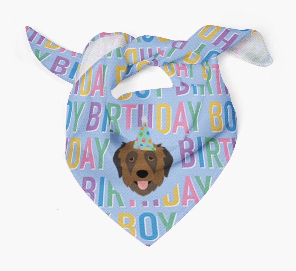Birthday Boy: Personalised {breedFullName} Bandana