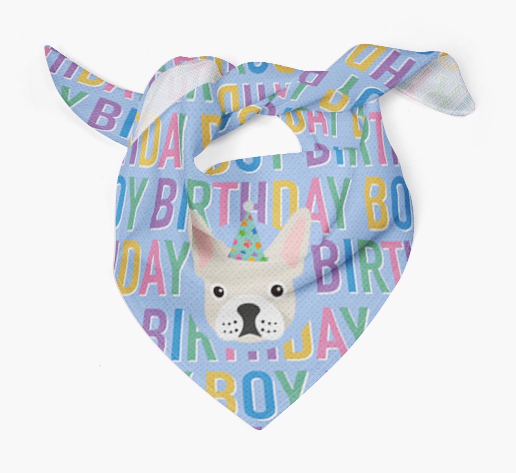 Birthday Boy: Personalised {breedFullName} Bandana