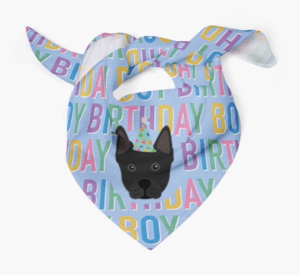Birthday Boy: Personalised {breedFullName} Bandana