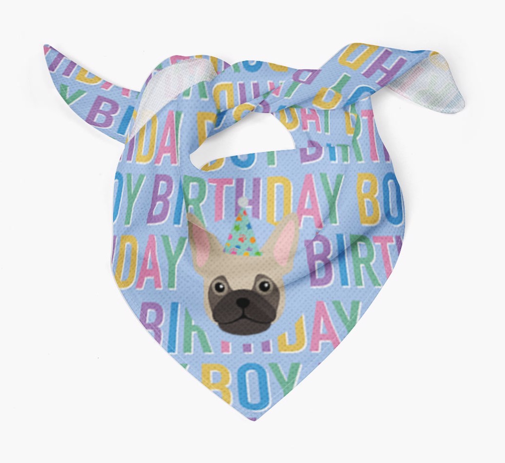 Birthday Boy: Personalised {breedFullName} Bandana