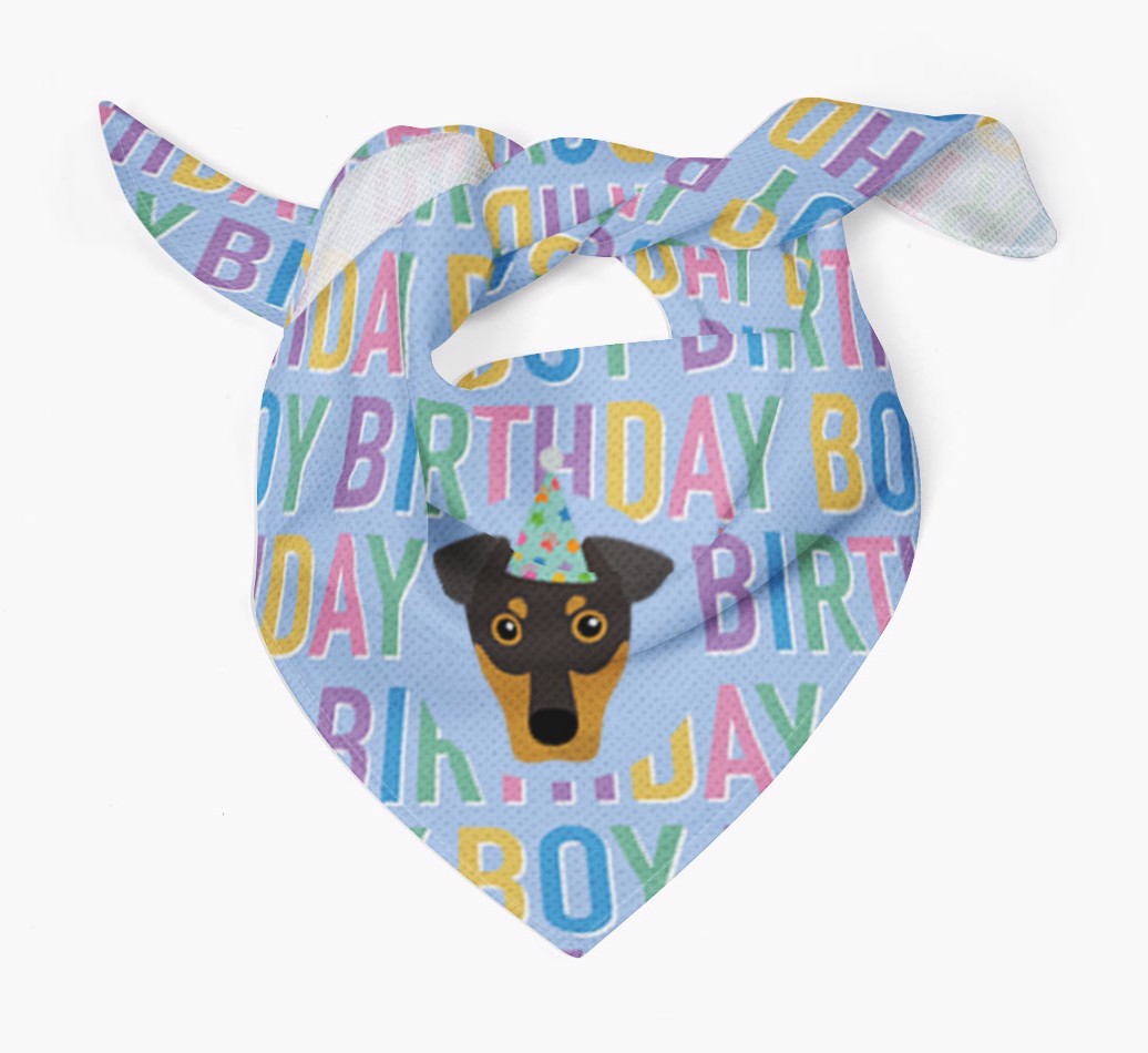Birthday Boy: Personalised {breedFullName} Bandana