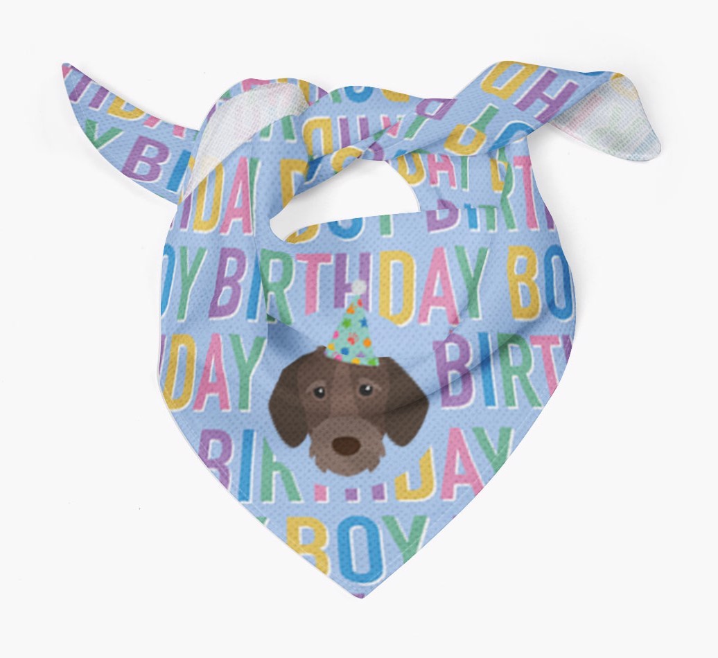 Birthday Boy: Personalised {breedFullName} Bandana