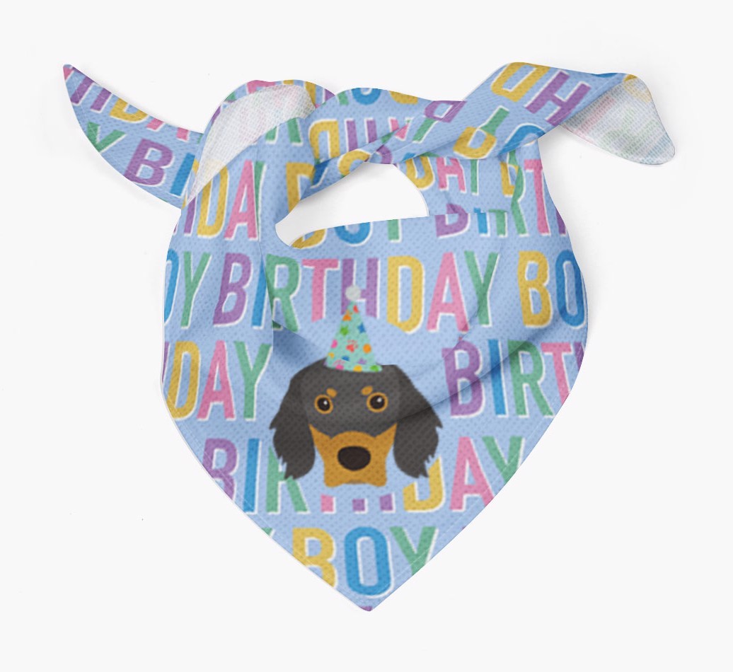 Birthday Boy: Personalised {breedFullName} Bandana