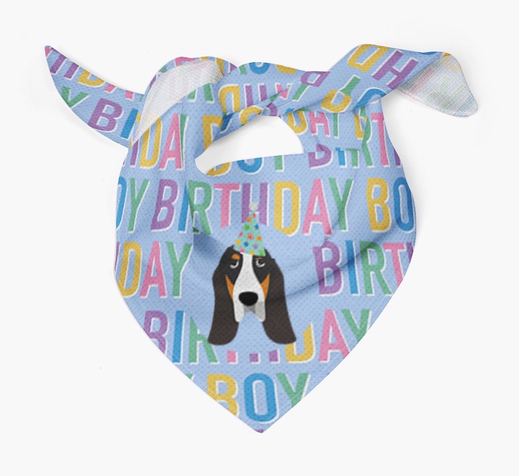 Birthday Boy: Personalised {breedFullName} Bandana