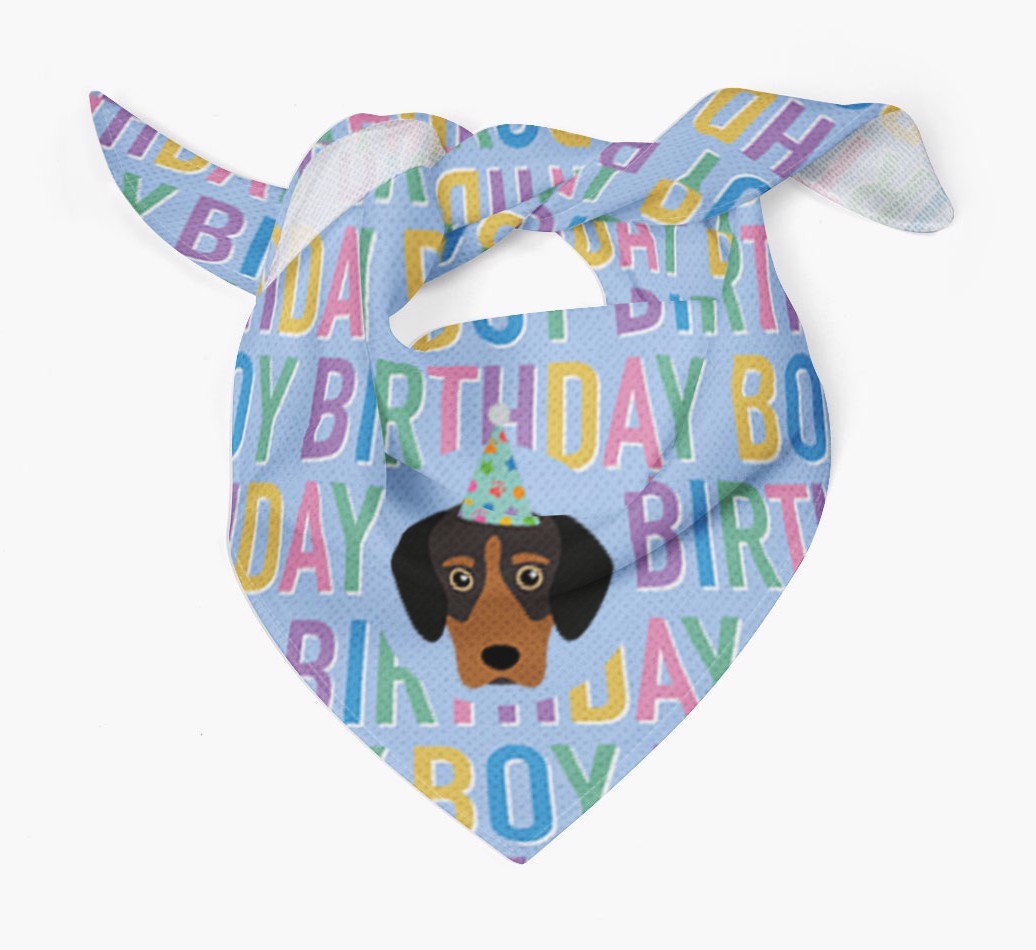 Birthday Boy: Personalised {breedFullName} Bandana
