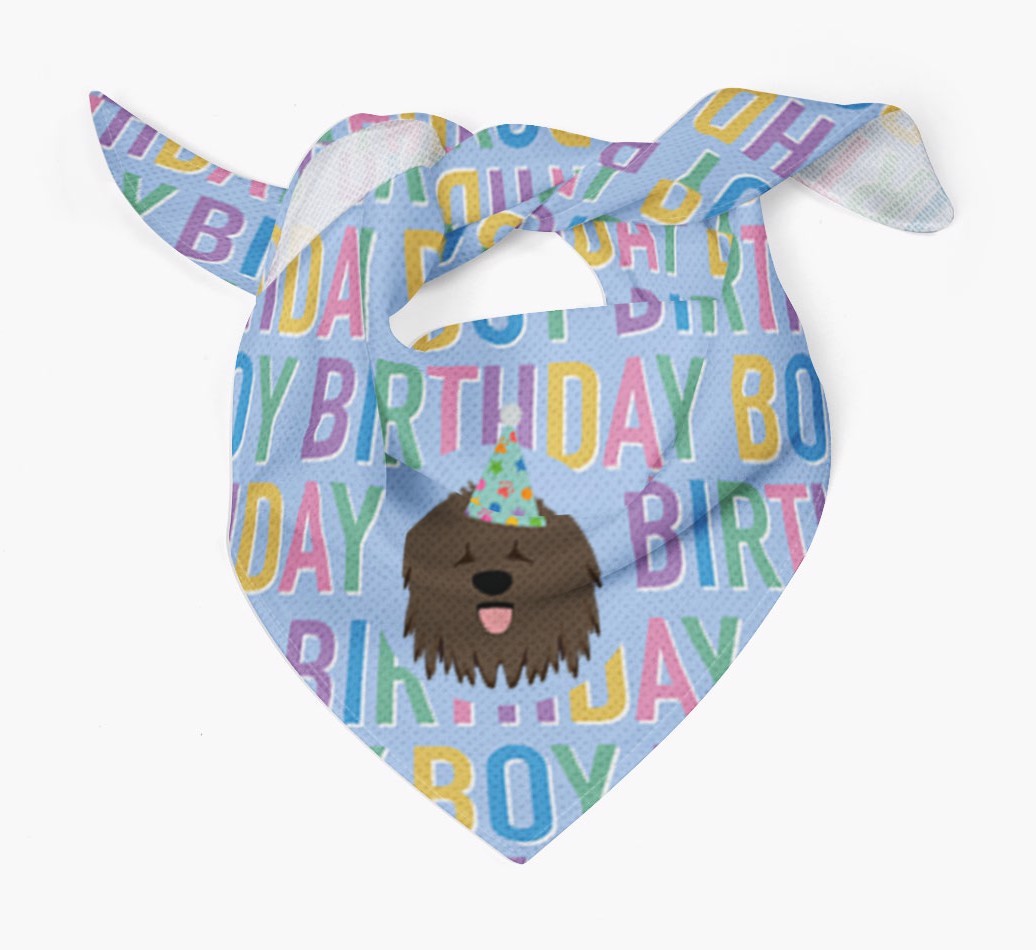 Birthday Boy: Personalised {breedFullName} Bandana