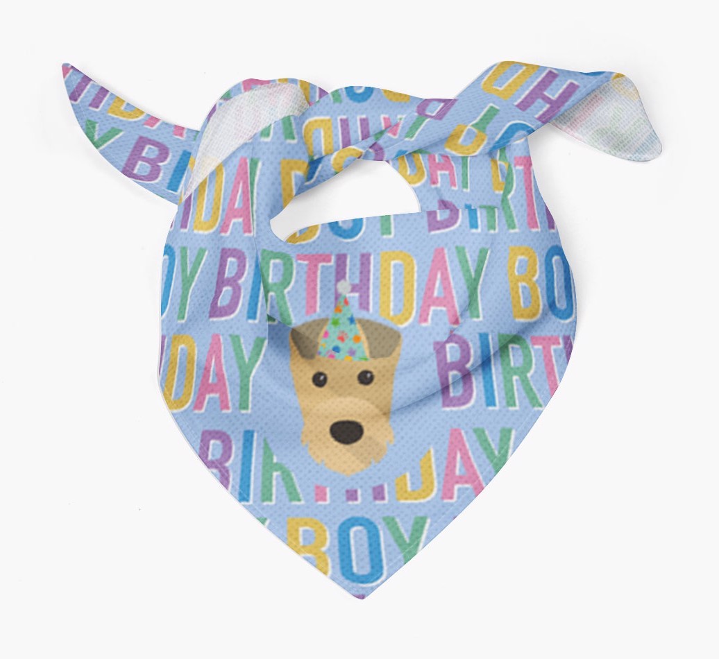 Birthday Boy: Personalised {breedFullName} Bandana