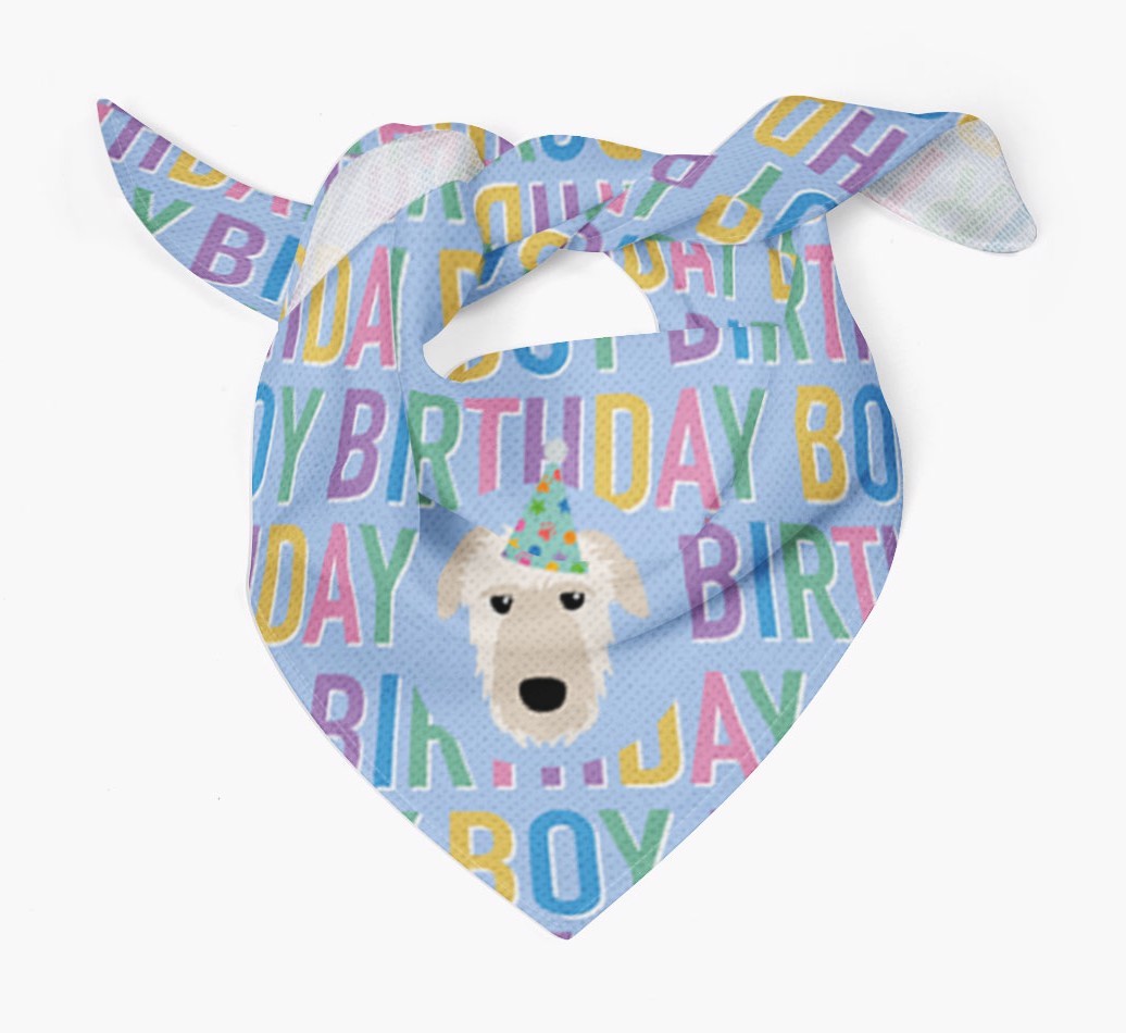 Birthday Boy: Personalised {breedFullName} Bandana
